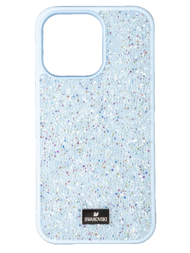 Чехол IPhone 15 Pro Swarovski Голубой Чехол IPhone 15 Pro Swarovski Голубой