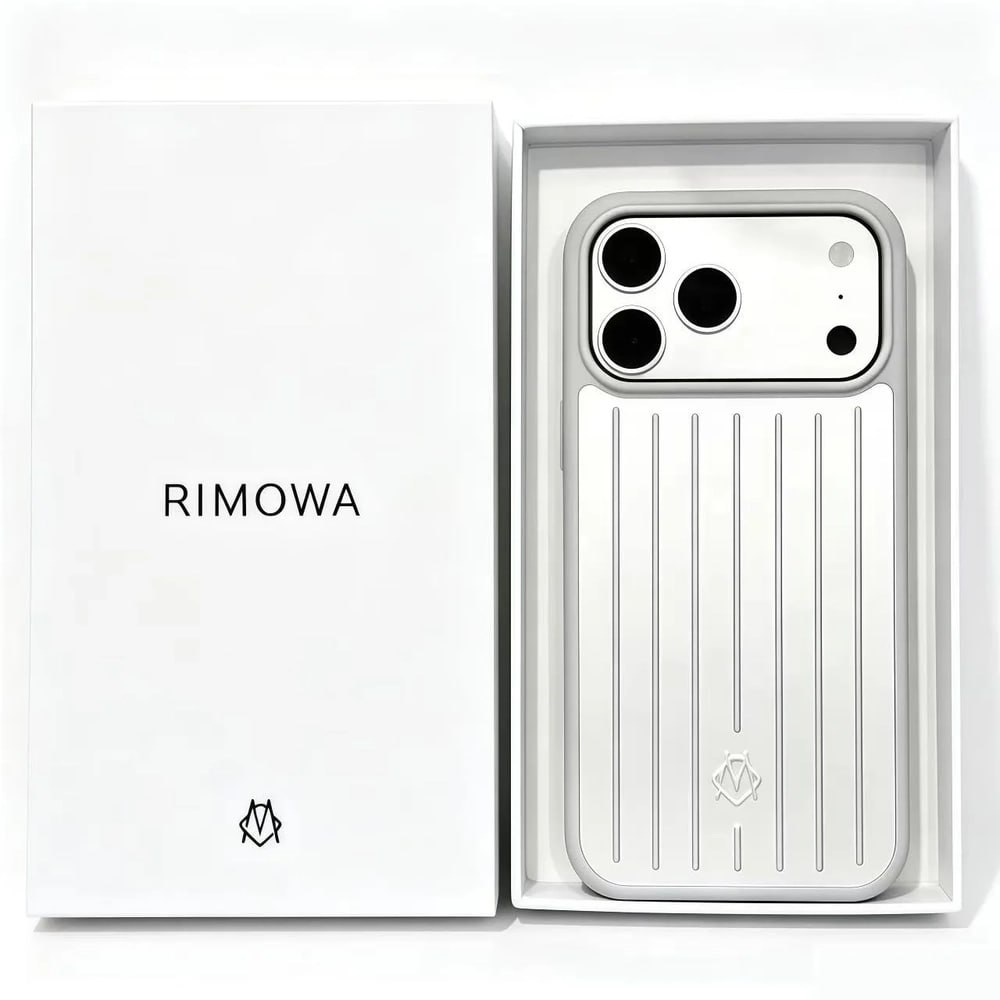 Чехол Rimowa для iPhone 17 Pro Max Серебристый Чехол Rimowa для iPhone 17 Pro Max Серебристый