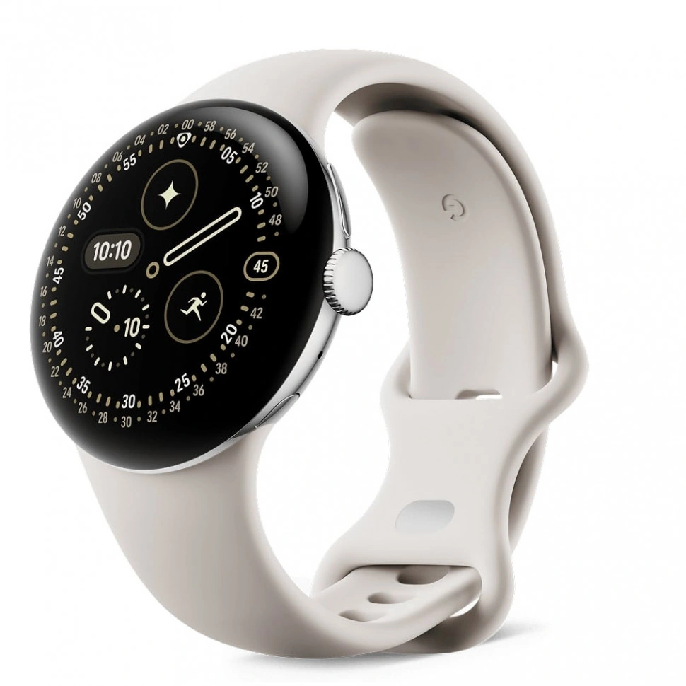 Google Pixel Watch 4 45mm Polished Silver/Porcelain (Серебряный/Бежевый) Google Pixel Watch 4 45mm Polished Silver/Porcelain (Серебряный/Бежевый)