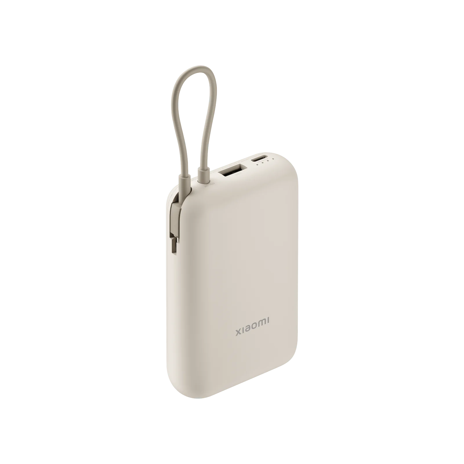Внешний аккумулятор Xiaomi Pocket Power Bank 10000 мА·ч 22,5 Вт со встроенным кабелем USB-C, белый (BHR7007CN)