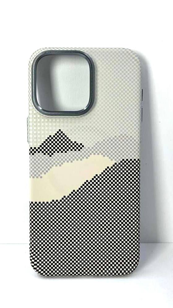 Чехол iPhone 16 Plus Mosbros Magsafe Горы белый Чехол iPhone 16 Plus Mosbros Magsafe Горы белый