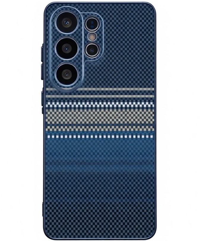 Чехол Dingend для Samsung S26 Ultra Синий свитер