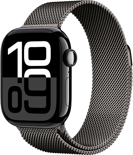 Apple Watch 10 46 Black Titanium Case with Milanese Loop M/L (MWYW3) Apple Watch 10 46 Black Titanium Case with Milanese Loop M/L (MWYW3)