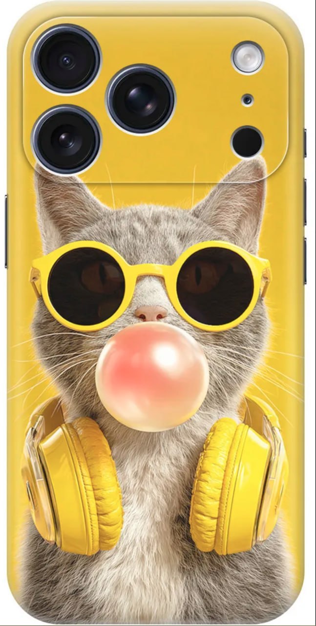 Чехол на iPhone 17 Pro (PROCats) Желтый Чехол на iPhone 17 Pro (PROCats) Желтый