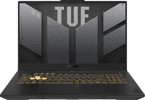 Ноутбук Asus TUF Gaming F17 FX707VJB-HX100 17.3" (Intel Core i5 210H, NVIDIA GeForce RTX 3050) 16ГБ, 512ГБ SSD, noOS, серый (90NR0MY5-M003R0)