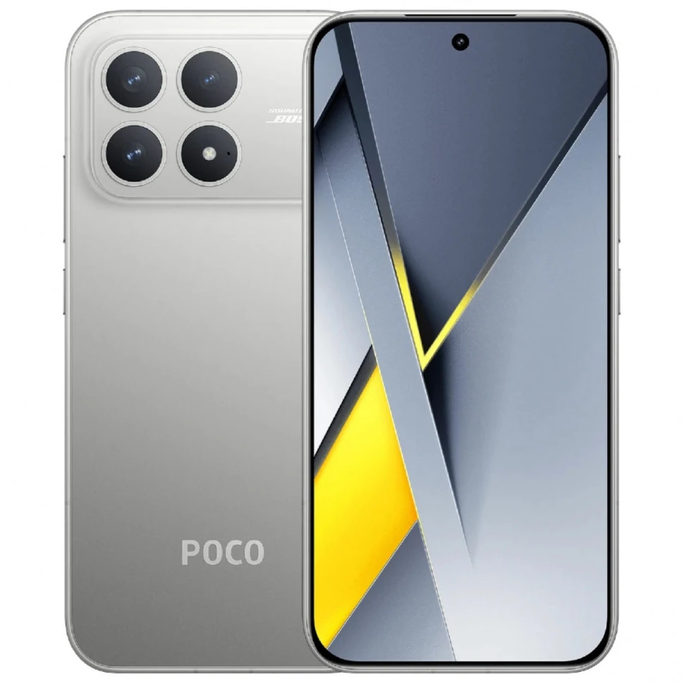 Xiaomi POCO F8 Pro 12/512 ГБ, серебристый Xiaomi POCO F8 Pro 12/512 ГБ, серебристый