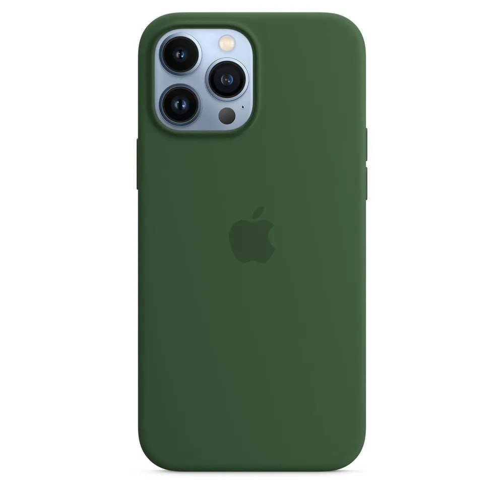 Чехол силиконовый IPhone 13 pro max + magsafe: Clover Чехол силиконовый IPhone 13 pro max + magsafe: Clover