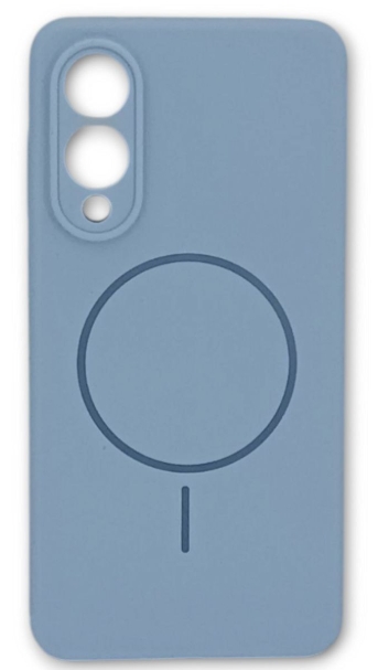 Чехол Silicone Case для Samsung Galaxy S25 c MagSafe Голубой Чехол Silicone Case для Samsung Galaxy S25 c MagSafe Голубой