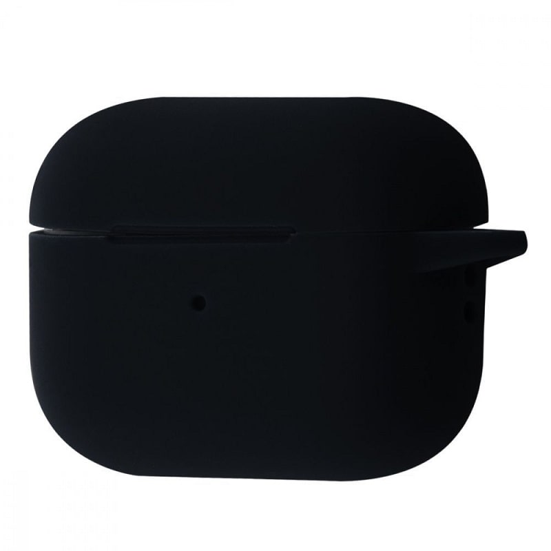 Чехол Silicone Case для AirPods Pro 3, чёрный