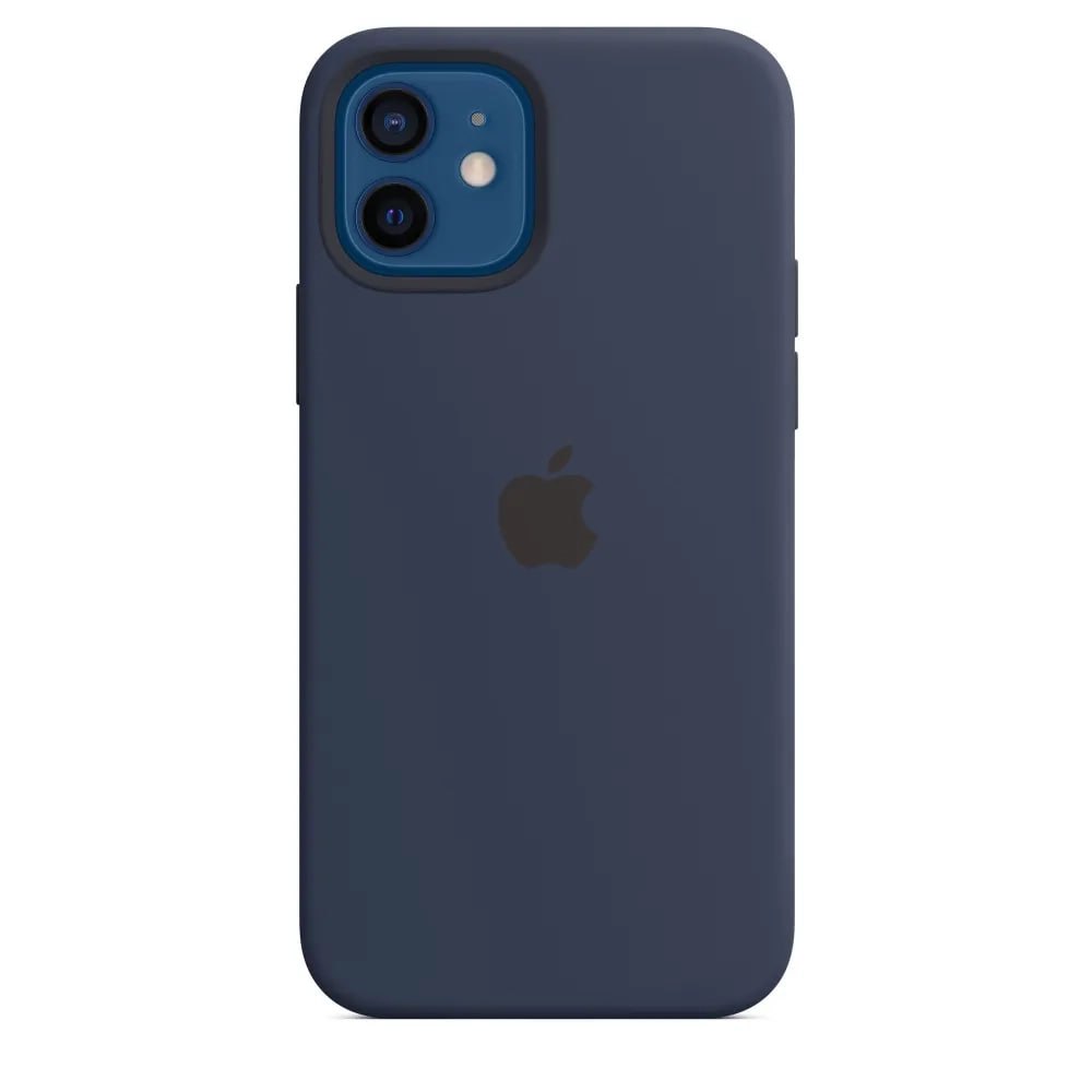 Чехол силиконовый IPhone 12/ 12 pro + magsafe: Deep Navy Чехол силиконовый IPhone 12/ 12 pro + magsafe: Deep Navy