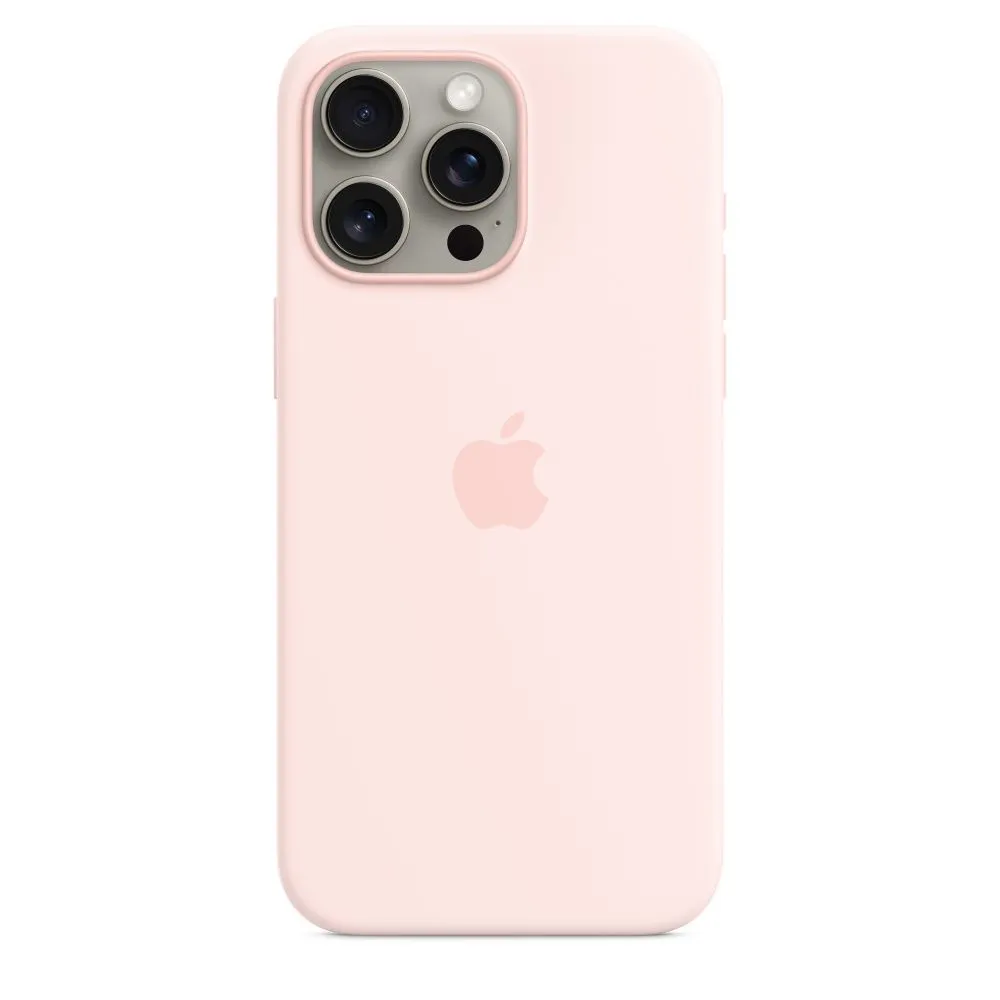 Чехол MagSafe для IPhone 15 Pro Light Pink ReF Чехол MagSafe для IPhone 15 Pro Light Pink ReF