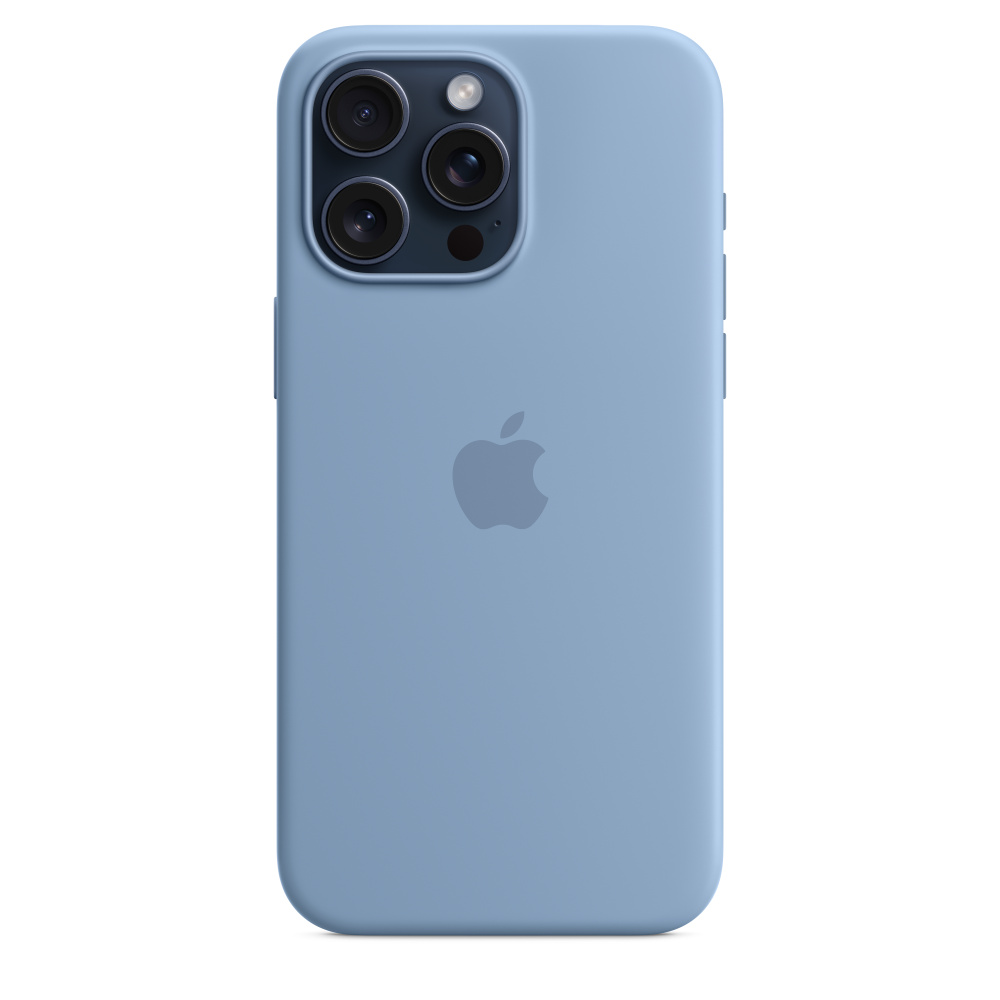 Чехол iPhone 15 Pro Max Silicone Case with MagSafe - Winter Blue (MT1Y3) Чехол iPhone 15 Pro Max Silicone Case with MagSafe - Winter Blue (MT1Y3)