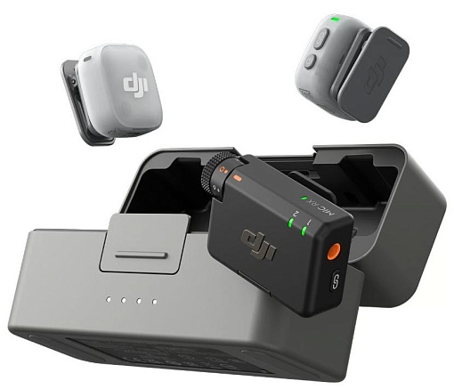 DJI Mic Mini 2 (2 TX + 1 RX + Charging case), черный DJI Mic Mini 2 (2 TX + 1 RX + Charging case), черный