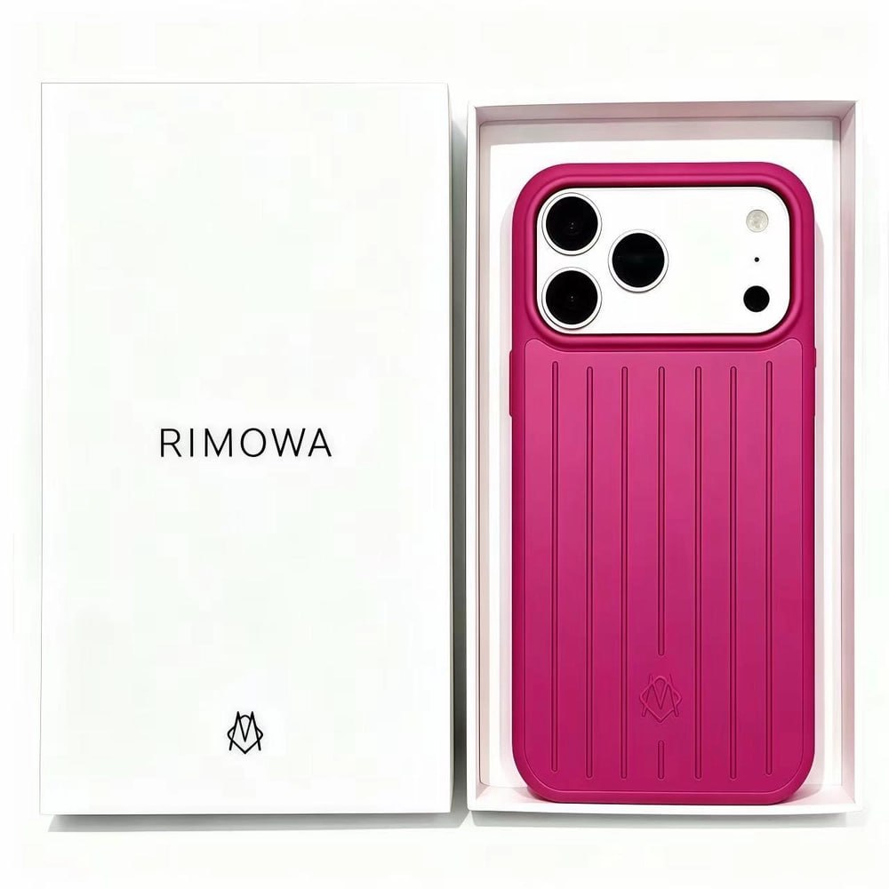 Чехол Rimowa для iPhone 17 Pro Max Вишневый Чехол Rimowa для iPhone 17 Pro Max Вишневый