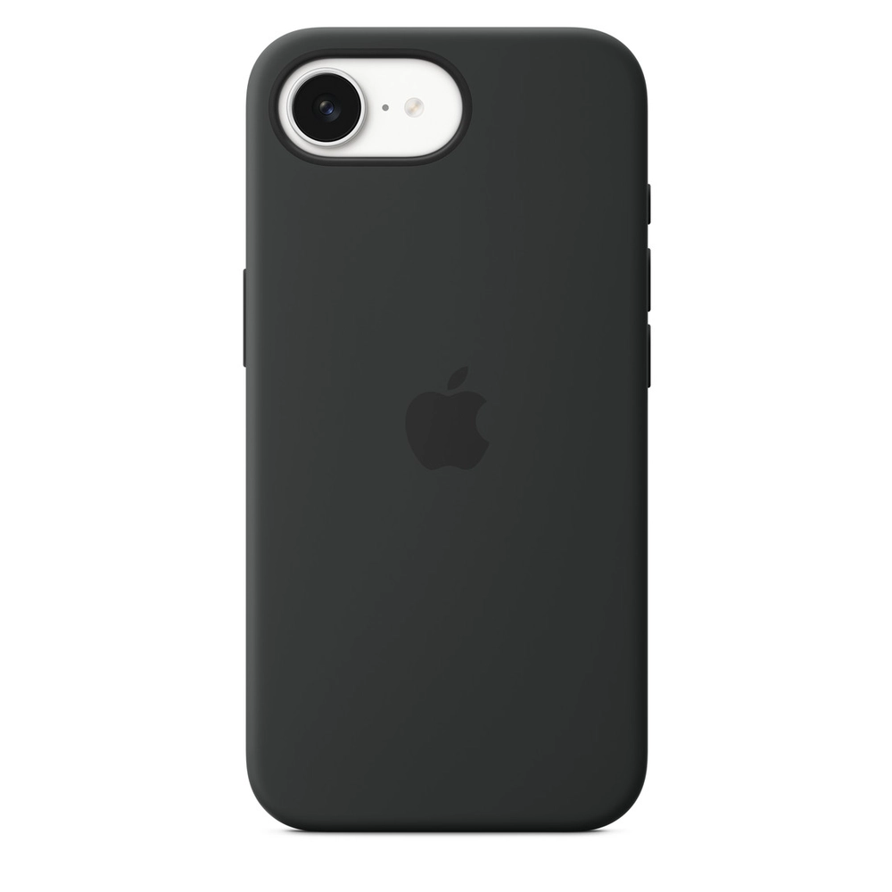 Чехол Silicone Case с MagSafe для iPhone 16е Черный Чехол Silicone Case с MagSafe для iPhone 16е Черный