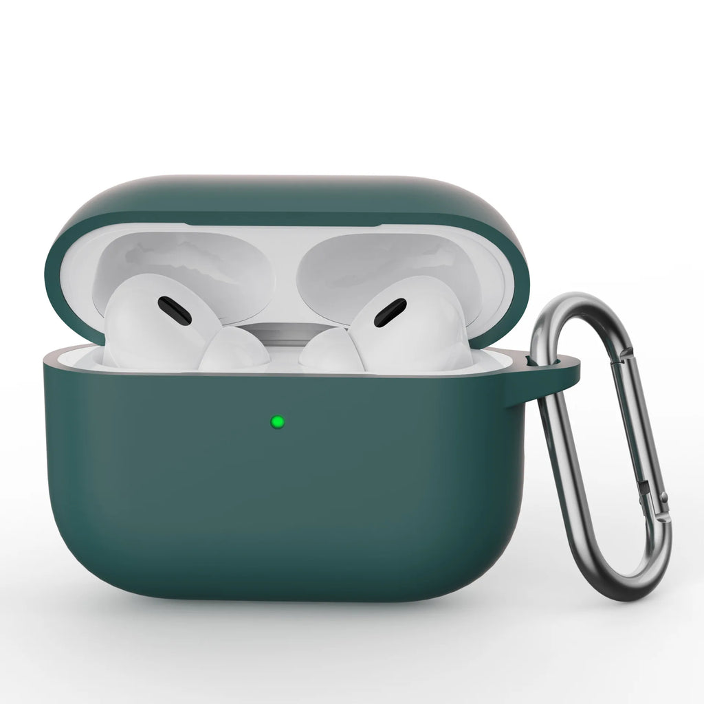 Чехол Silicone Case для AirPods Pro 3, тёмно-зелёный