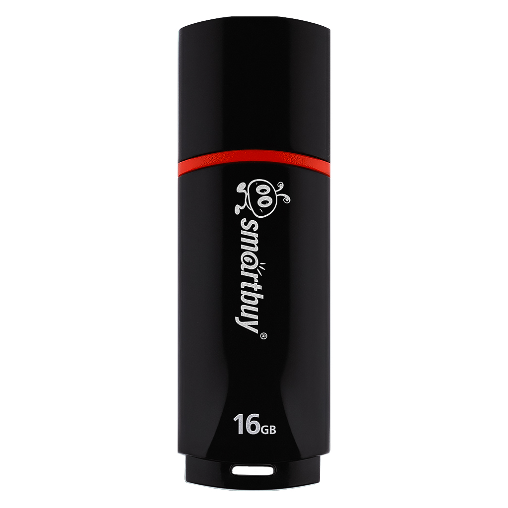 Флеш-накопитель Smartbuy Crown 16 ГБ USB 2.0 Black
