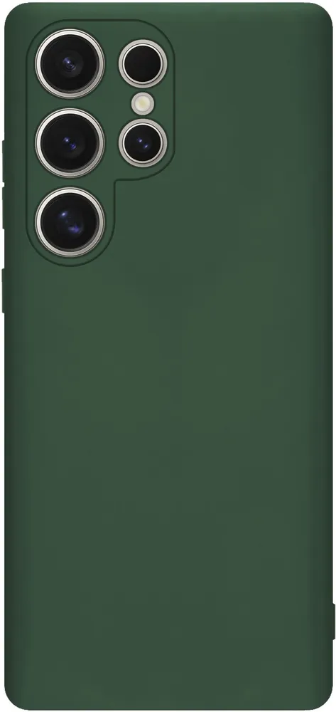 Чехол Silicone Case для Galaxy S24 Ultra зеленый Чехол Silicone Case для Galaxy S24 Ultra зеленый