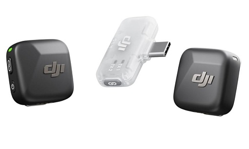 Беспроводной микрофон DJI Mic Mini (2 TX + 1 Mobile RX+ Phone Lightning Adapter), черный (6937224133402) Беспроводной микрофон DJI Mic Mini (2 TX + 1 Mobile RX+ Phone Lightning Adapter), черный (6937224133402)