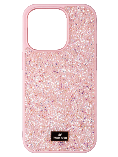 Чехол IPhone 15 Pro Swarovski Розовый Чехол IPhone 15 Pro Swarovski Розовый