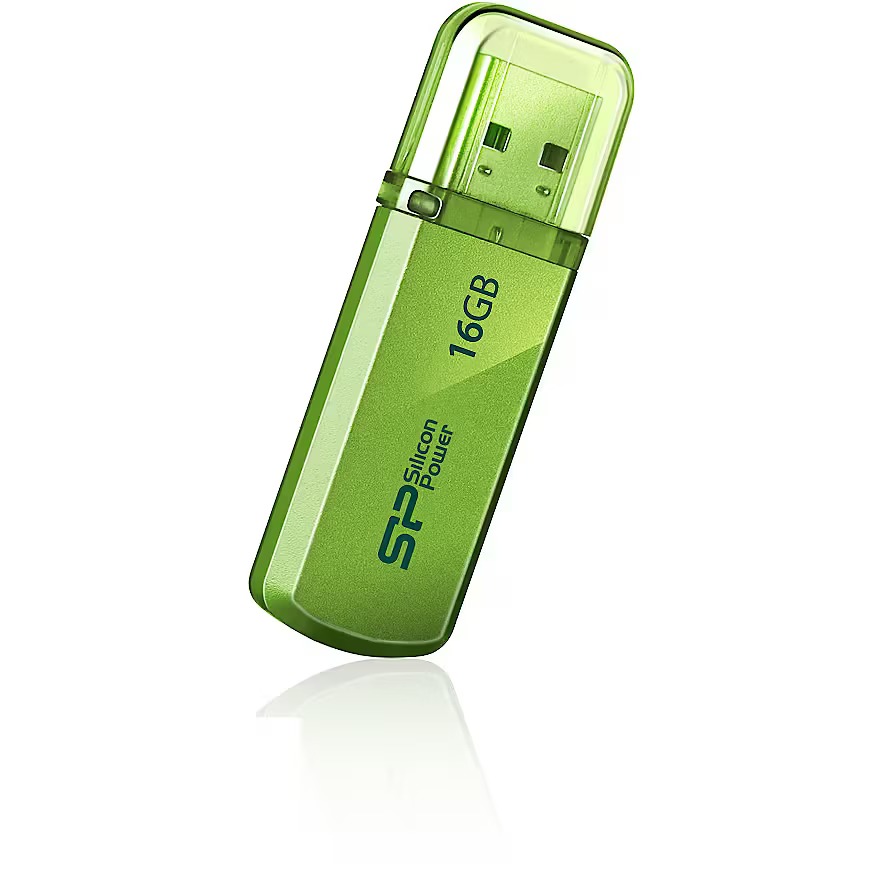 Флеш-накопитель Silicon Power Helios 101 16 ГБ USB 2.0 Apple Green