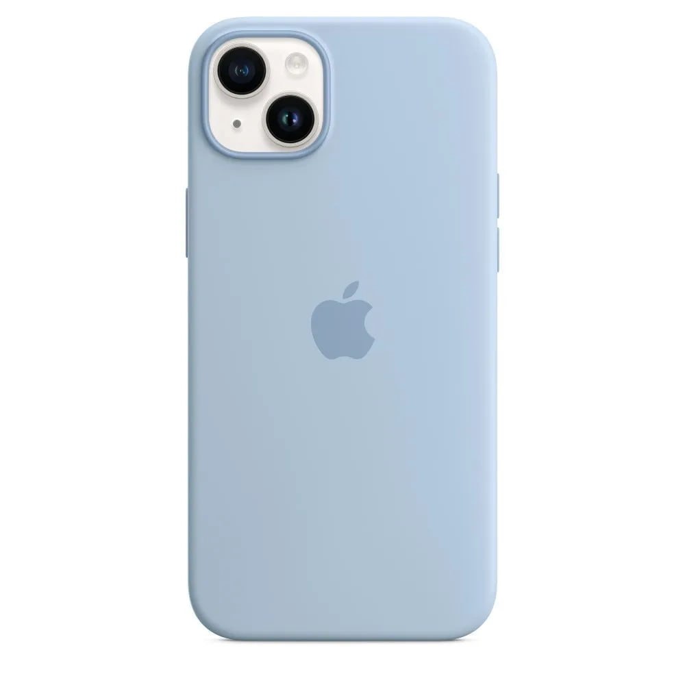 Чехол силиконовый IPhone 14 pro max + magsafe: Sky Чехол силиконовый IPhone 14 pro max + magsafe: Sky