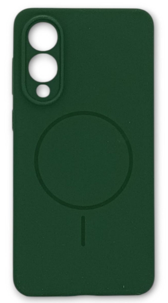 Чехол Silicone Case для Samsung Galaxy S25 c MagSafe Зеленый Чехол Silicone Case для Samsung Galaxy S25 c MagSafe Зеленый