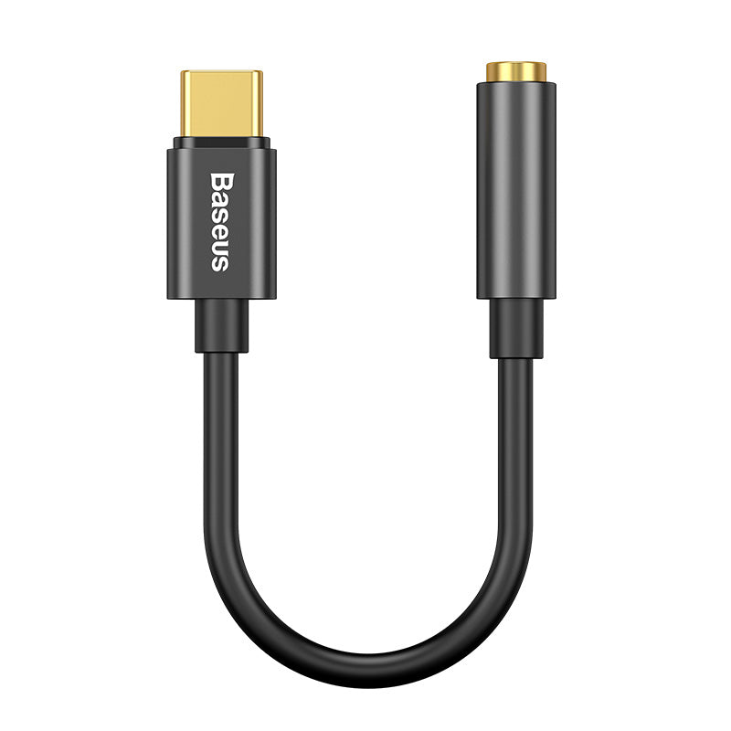 Аудиопереходник Baseus L54 USB-C → 3,5 мм, чёрный, CATL54-01