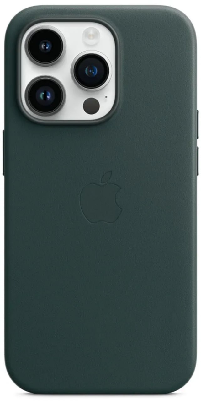 Чехол кожанный IPhone 16 pro + magsafe Green Чехол кожанный IPhone 16 pro + magsafe Green