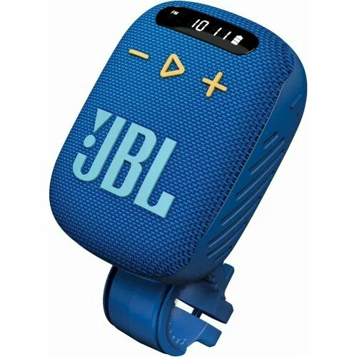JBL Wind 3 FM Bluetooth Handlebar Speaker Blue JBL Wind 3 FM Bluetooth Handlebar Speaker Blue