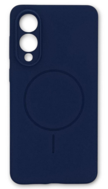 Чехол Silicone Case для Samsung Galaxy S25 c MagSafe Синий Чехол Silicone Case для Samsung Galaxy S25 c MagSafe Синий