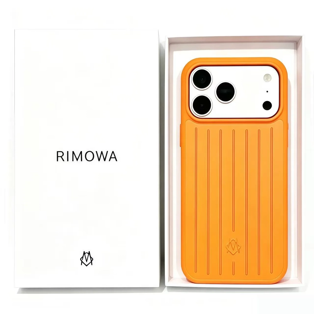 Чехол Rimowa для iPhone 17 Pro Max Оранжевый Чехол Rimowa для iPhone 17 Pro Max Оранжевый