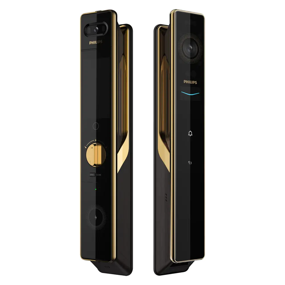 Электронный Умный Замок Philips DDL902-MFVP Gold [Видеоглазок, FaceID]