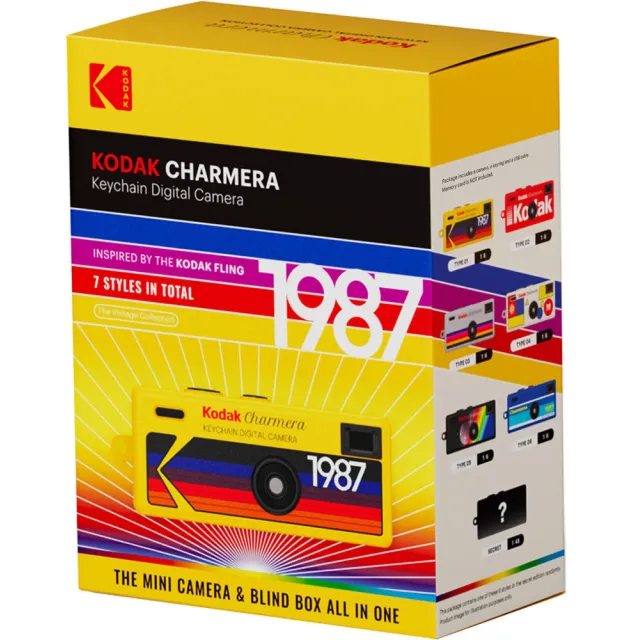 Kodak Charmera 1987 USA + Kodak MicroSD 16GB U1 V10 — Random color