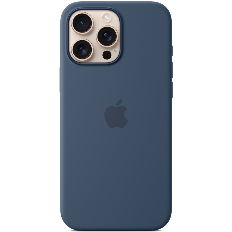 Чехол iPhone 16 Pro Max Silicone Case with MagSafe - Denim (MYYU3) Чехол iPhone 16 Pro Max Silicone Case with MagSafe - Denim (MYYU3)