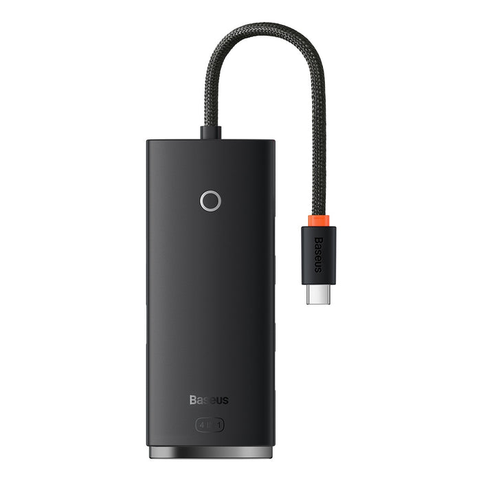 USB-C хаб Baseus Lite Series 4-Port 4×USB 3.0 Black (чёрный)