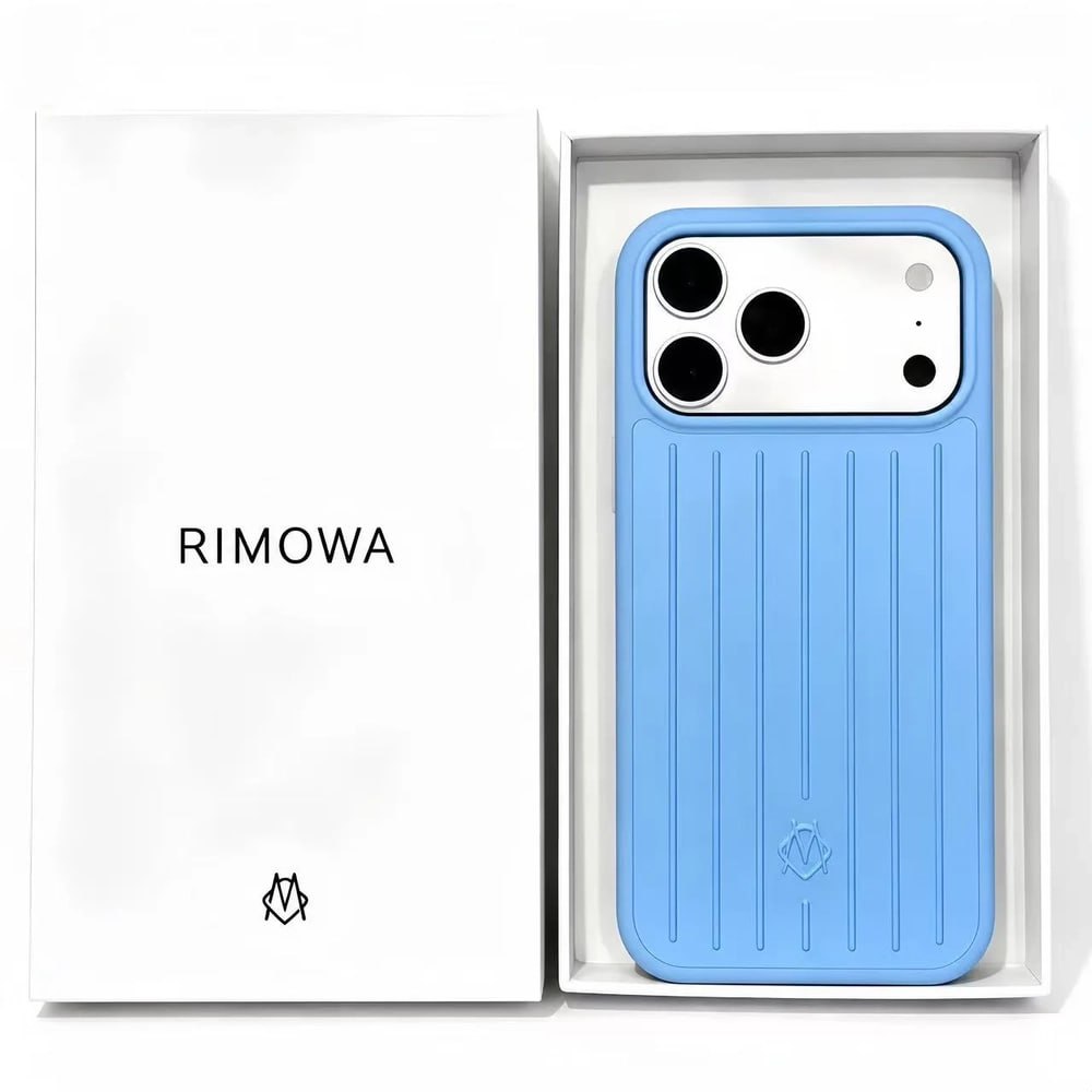 Чехол Rimowa для iPhone 17 Pro Темно-Голубой Чехол Rimowa для iPhone 17 Pro Темно-Голубой