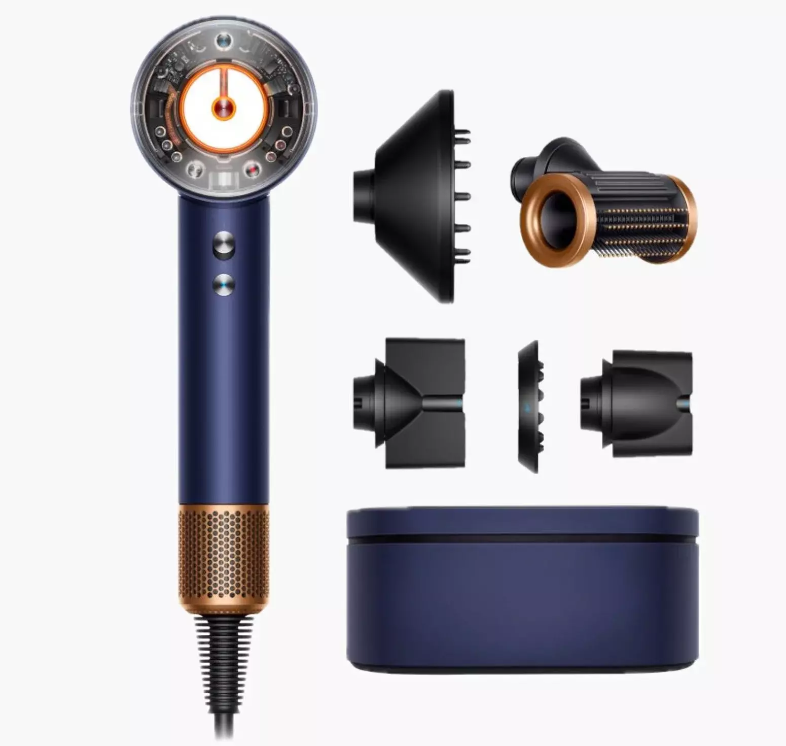 Фен Dyson Supersonic HD16 Prussian Blue/Rich Copper with Сase Фен Dyson Supersonic HD16 Prussian Blue/Rich Copper with Сase