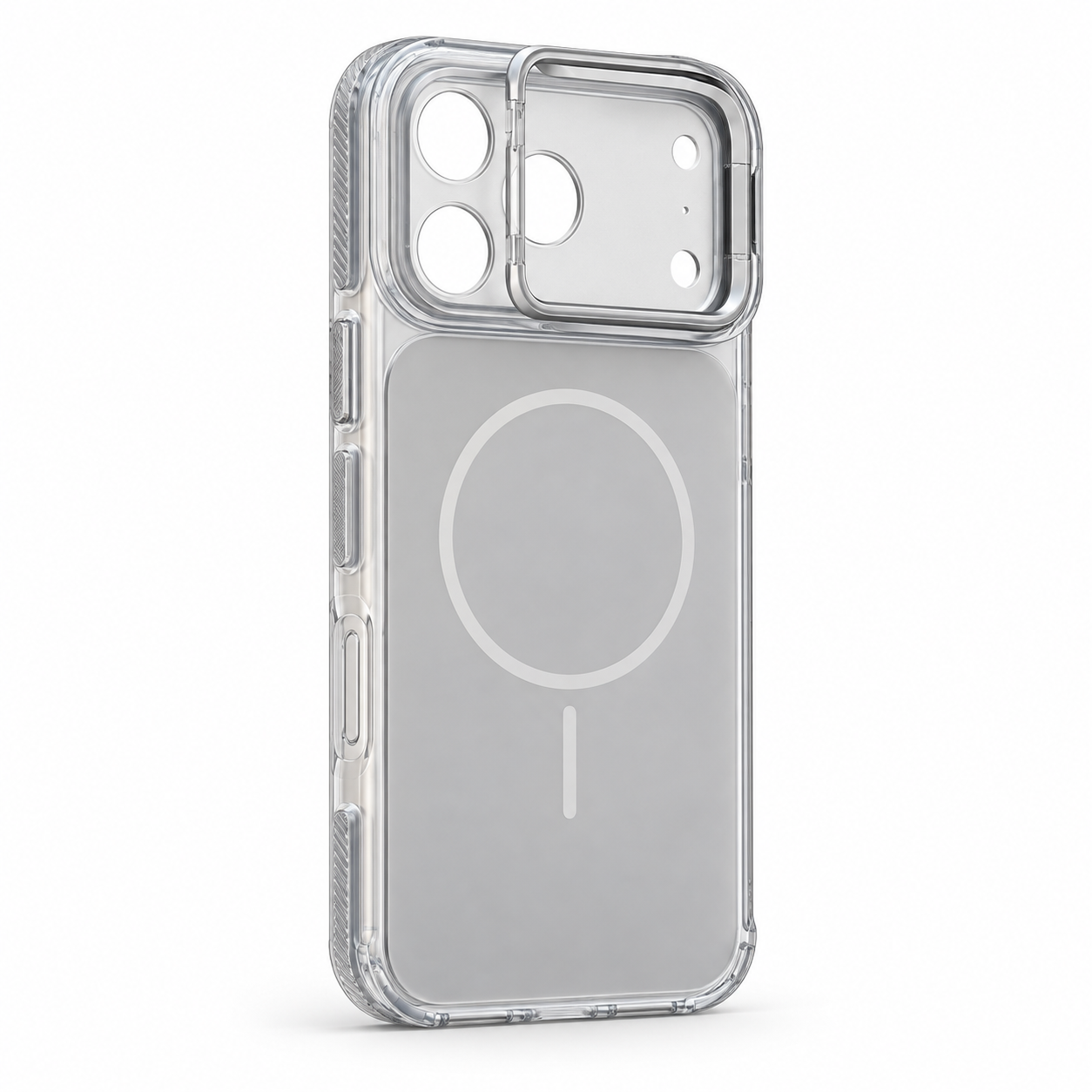 Чехол New Case с подставкой для iPhone 17 Pro / 18 Pro Серый